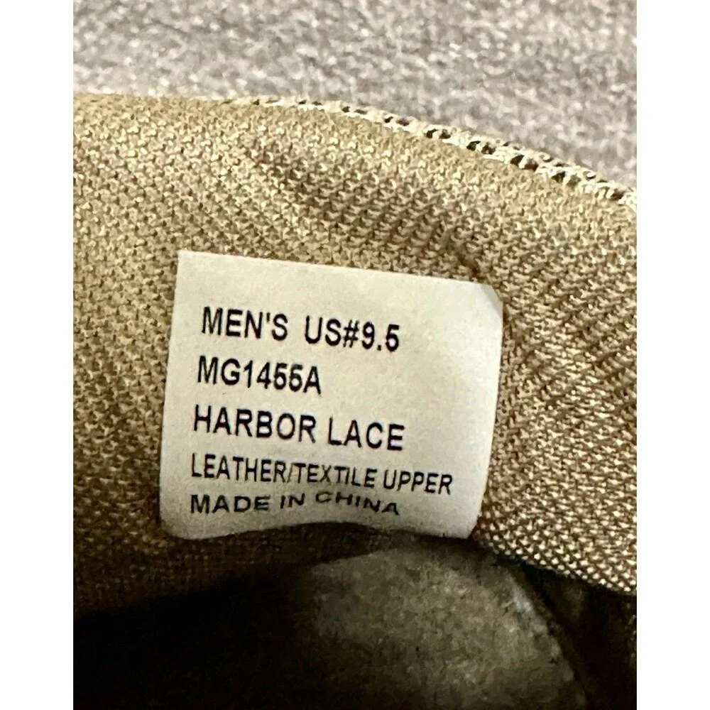 Margaritaville Men's Anchor Lace Boat Shoe Brown Size 10 MG1301E